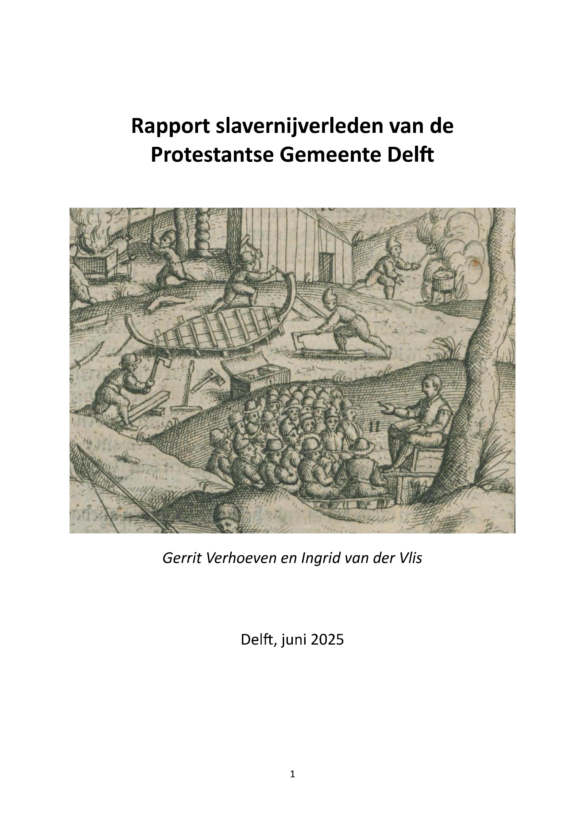 Slavernijverleden van de Protestantse Gemeente Delft